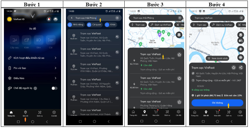 Huong dan sac xe vinfast 14 Hướng dẫn sạc pin ô tô điện VinFast