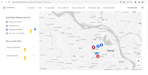 Huong dan sac xe vinfast 18 Hướng dẫn sạc pin ô tô điện VinFast